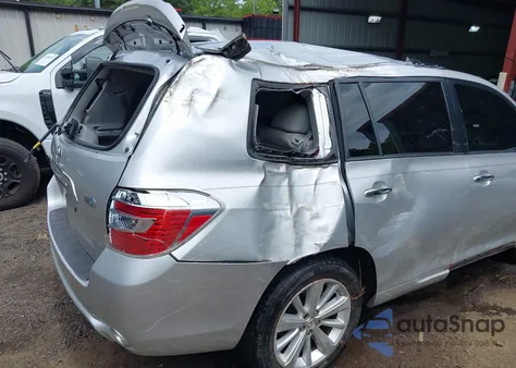 2008 Toyota Highlander Hybrid Limited из США, поврежденный, VIN JTEEW44A682021140